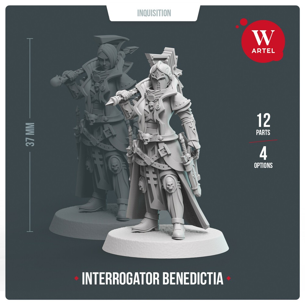 Artel W Interrogator Benedictia 28mm Miniature