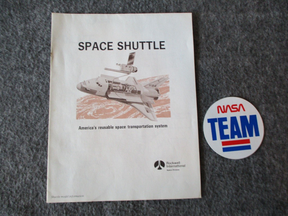 NASA SPACE SHUTTLE SPACE STATION EARLY DEVELOPMENT ORIGINAL PROJECT MEMOS POSTER