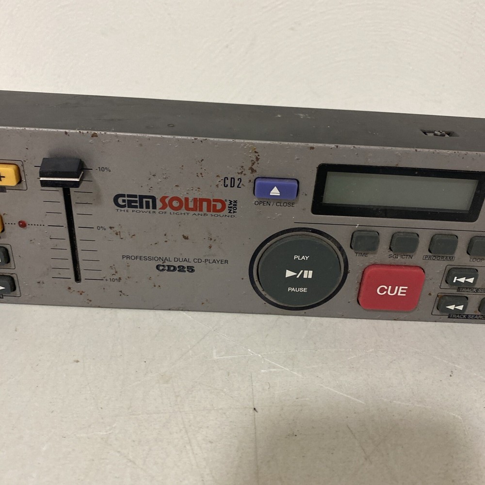 Gemsound CD25 DJ CD Player control module ONLY UNTESTED AS IS