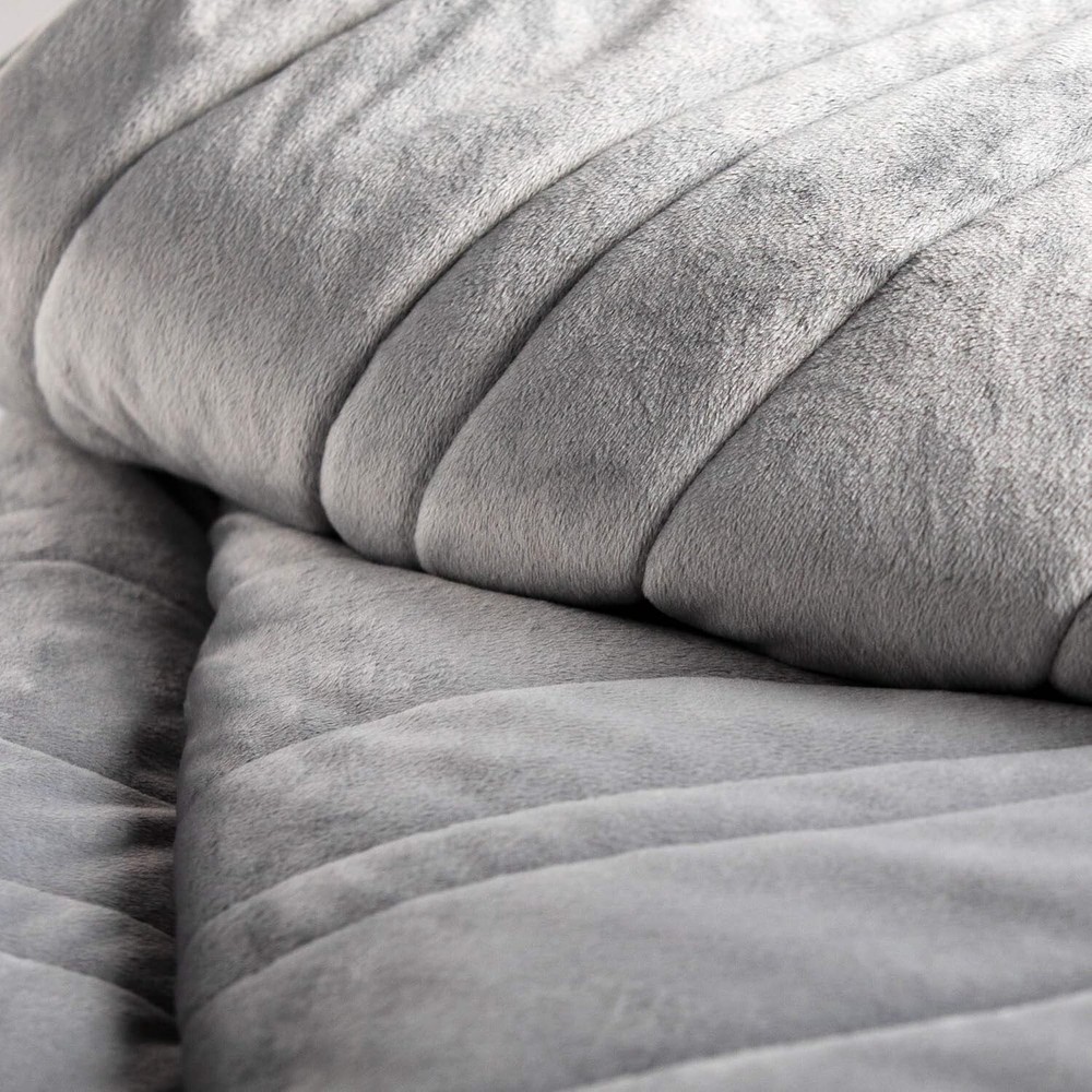 Malouf Anchor 5lb Weighted Throw Blanket (Ash Grey)