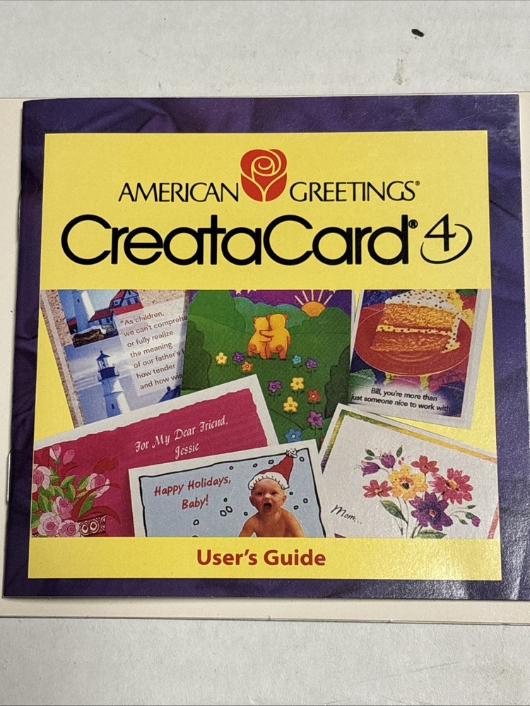 CreataCard 4 Plus PC-CD make print personalized anniversary comedy greeting card