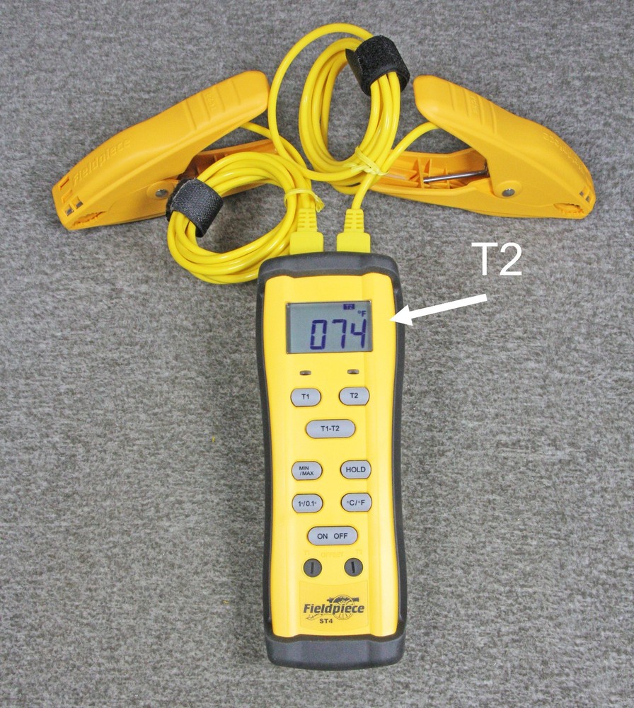 Fieldpiece ST4 Dual Temperature Meter Type K