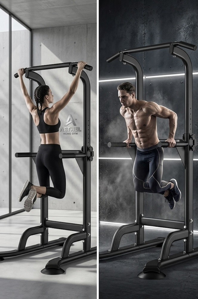 Multi-Function Workout Station - Professional Power Tower with Dip & Pull Up Bar
