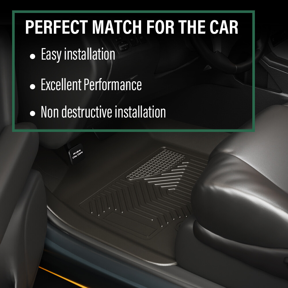 Fit For 2014-2019 Toyota Corolla All Weather TPE Floor Mats Protection Liners