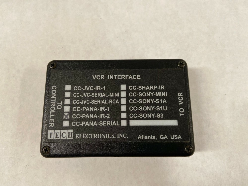 Tech Electronics VCR Interface Model CC-PANA-IR-2