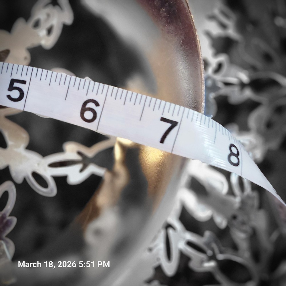 Silver Large Snowflake Bowl