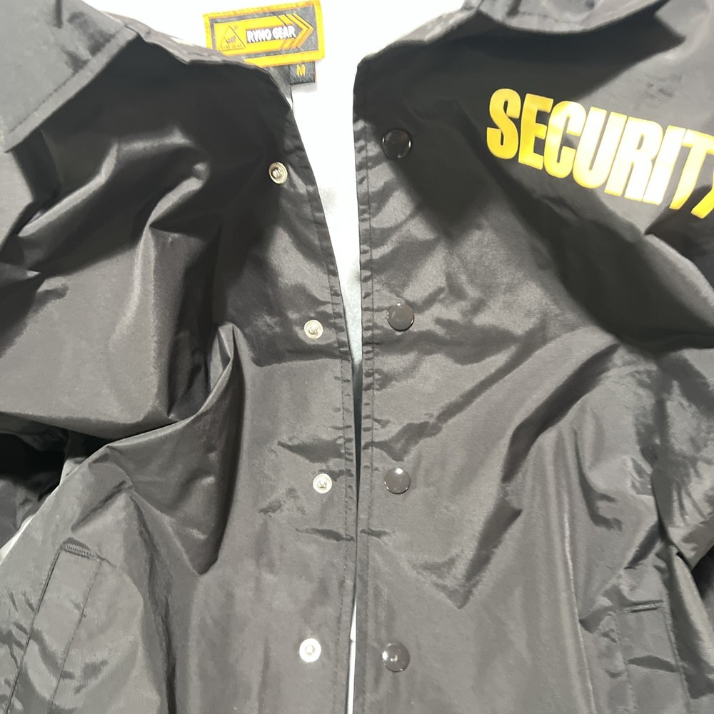 Ryno Gear Security Button Up Jacket Black Size M