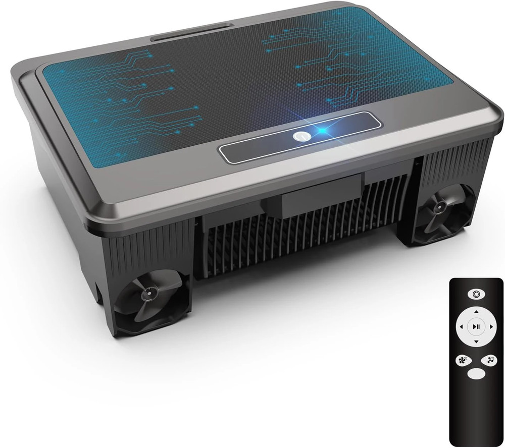 Upgraded Solar Pool Cleaner Powered Robotic Pool Vacuum Surface Cleaner with Rem