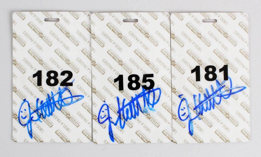 James Kottak Signed Backstage Passes (3) Scorpions - COA