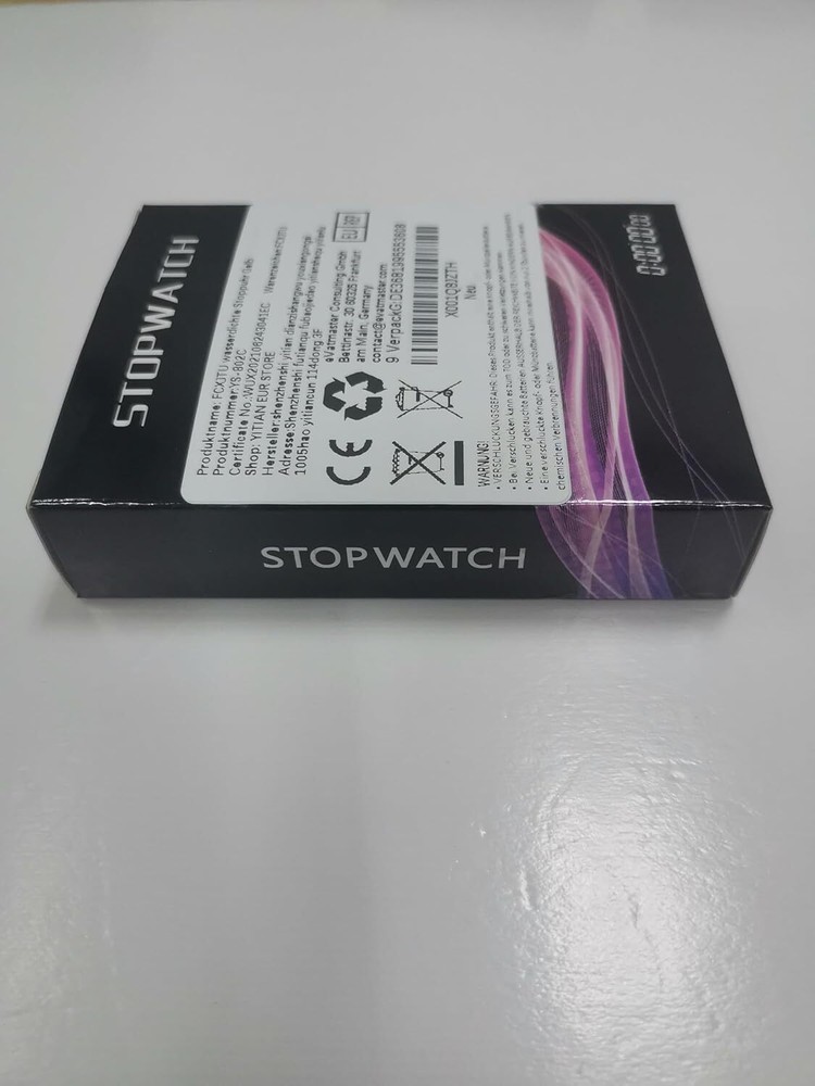 FCXJTU Simple Digital Basic Stopwatch, No Bells, Clock, Alarm, Yellow