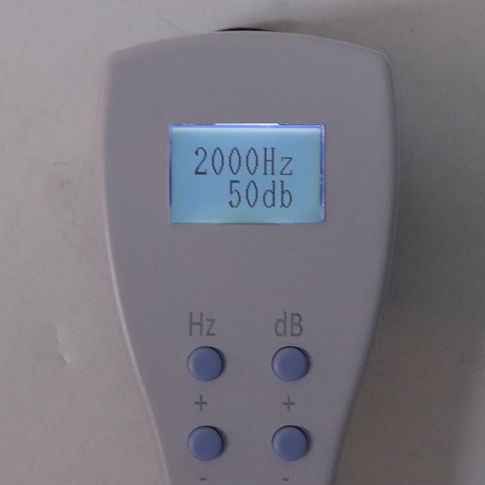Portable Audiometer Aerial Conduction LCD Screen Handheld Hearing Test Machine