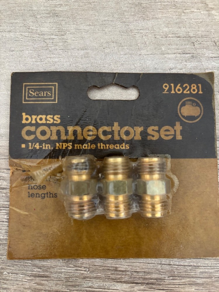 Sears Air Tool Hose Connector and Quick Connector Coupling