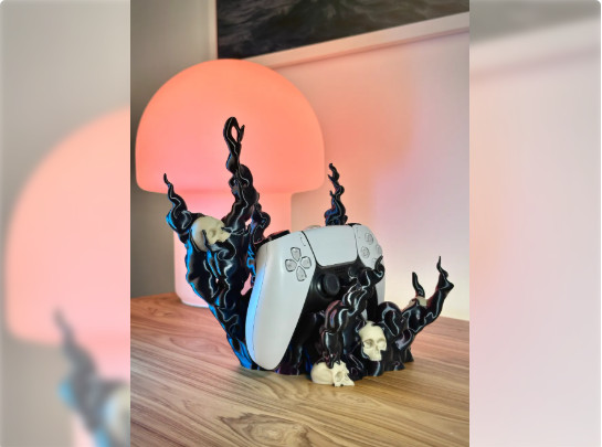 Creepy Halloween themed Controller Stand