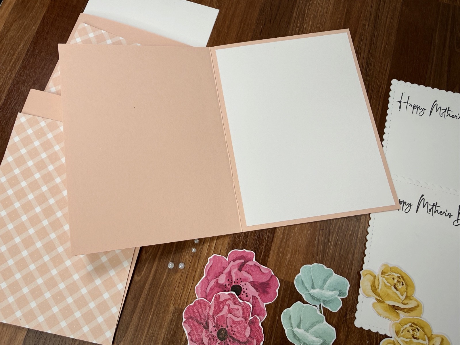Stampin Up Card Kit Happy Mother's Day Hues of Happiness Roses - 3 Cards