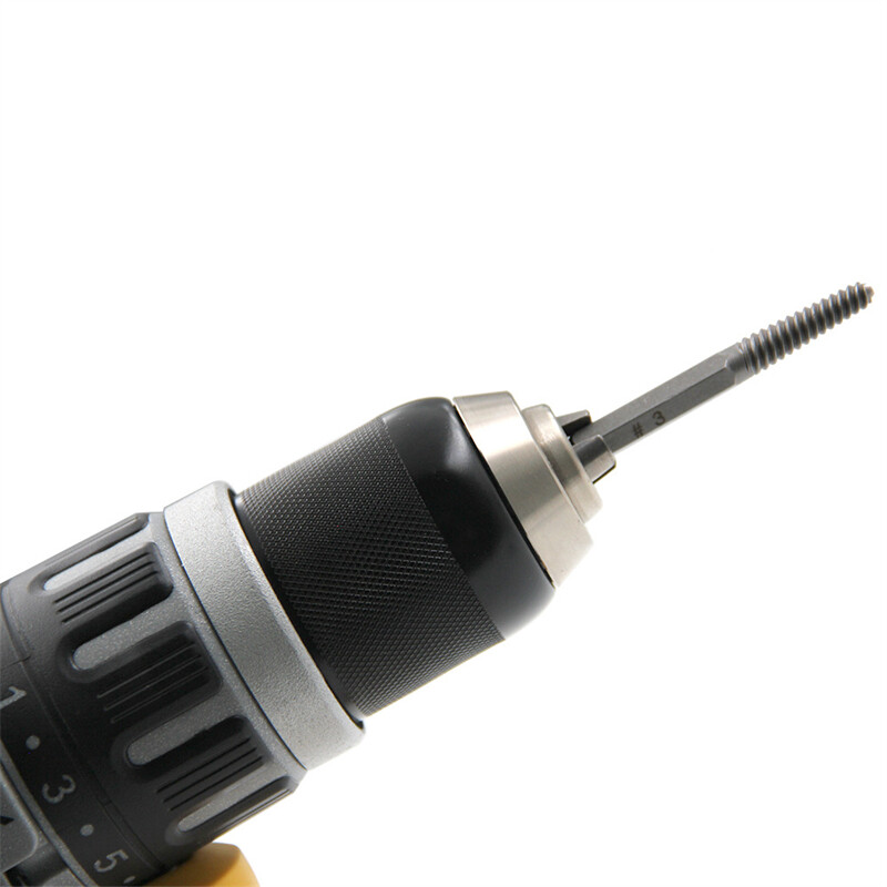 6pcs Fast Damaged Broken Bolt Remover Screw Extractor Speed Out Drill Bits Tool