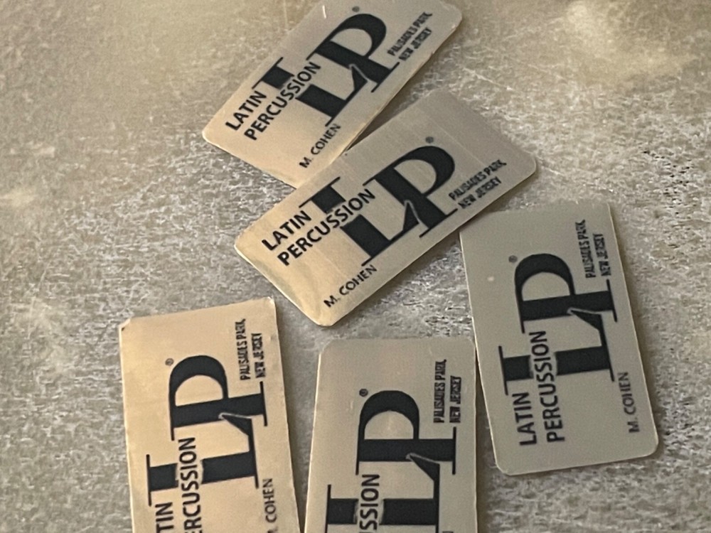LP Latin Percussion Bongo Plates or Tag $12 Set 2 (pair)