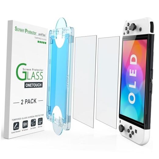 Auto-Alignment OneTouch for Nintendo Switch OLED Screen Protector [7.0"]