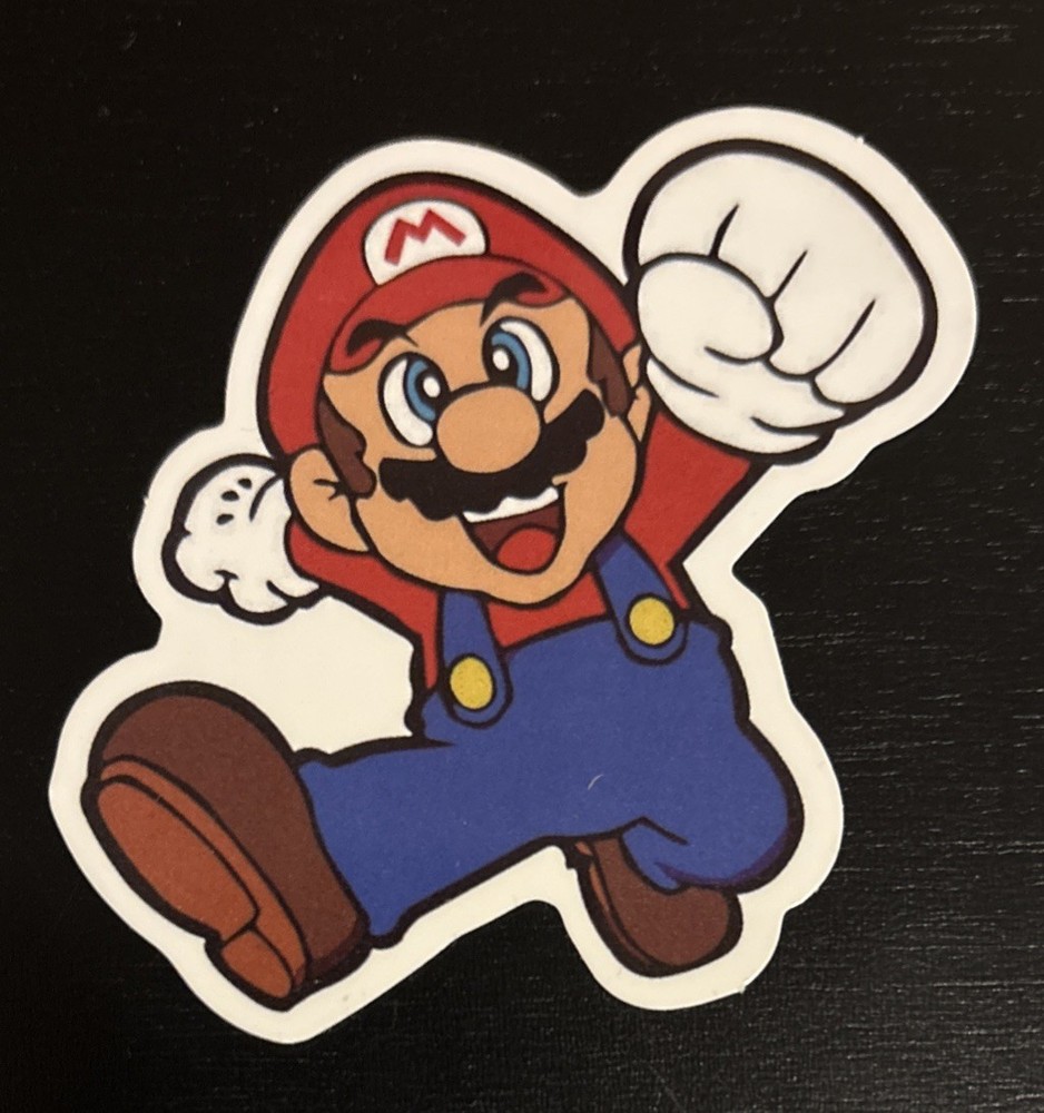 Nintendo Mario 3 Inch Sticker