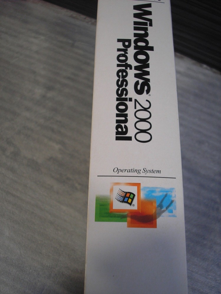 MICROSOFT WINDOWS 2000 PROFESSIONAL FULL OPERATING SYSTEM MS WIN PRO=SEALED BOX=