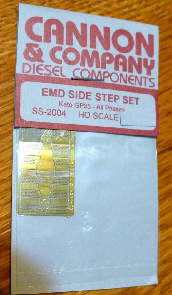 Cannon & Company #2004 EMD Side Step Set (Brass Etched)