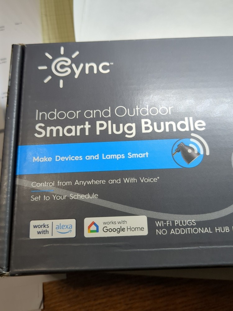 cync Indoor and Outdoor Smart Plug Bundle