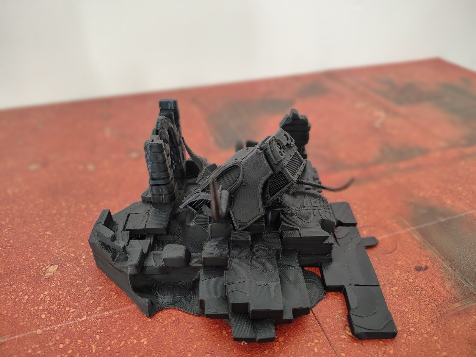 Warhound Titan Wreck Perfect Warhammer Terrain Ruin Objective Marker Set / Lot