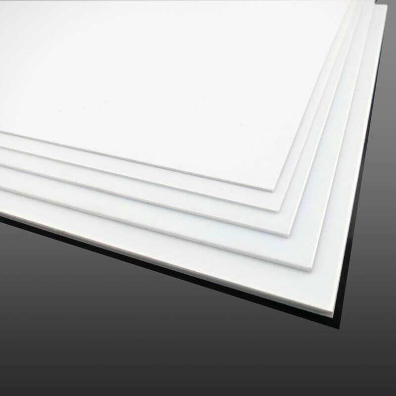 ABS Sheet Black / White Smooth Panel Acrylonitrile Butadiene Styrene Multi Sizes