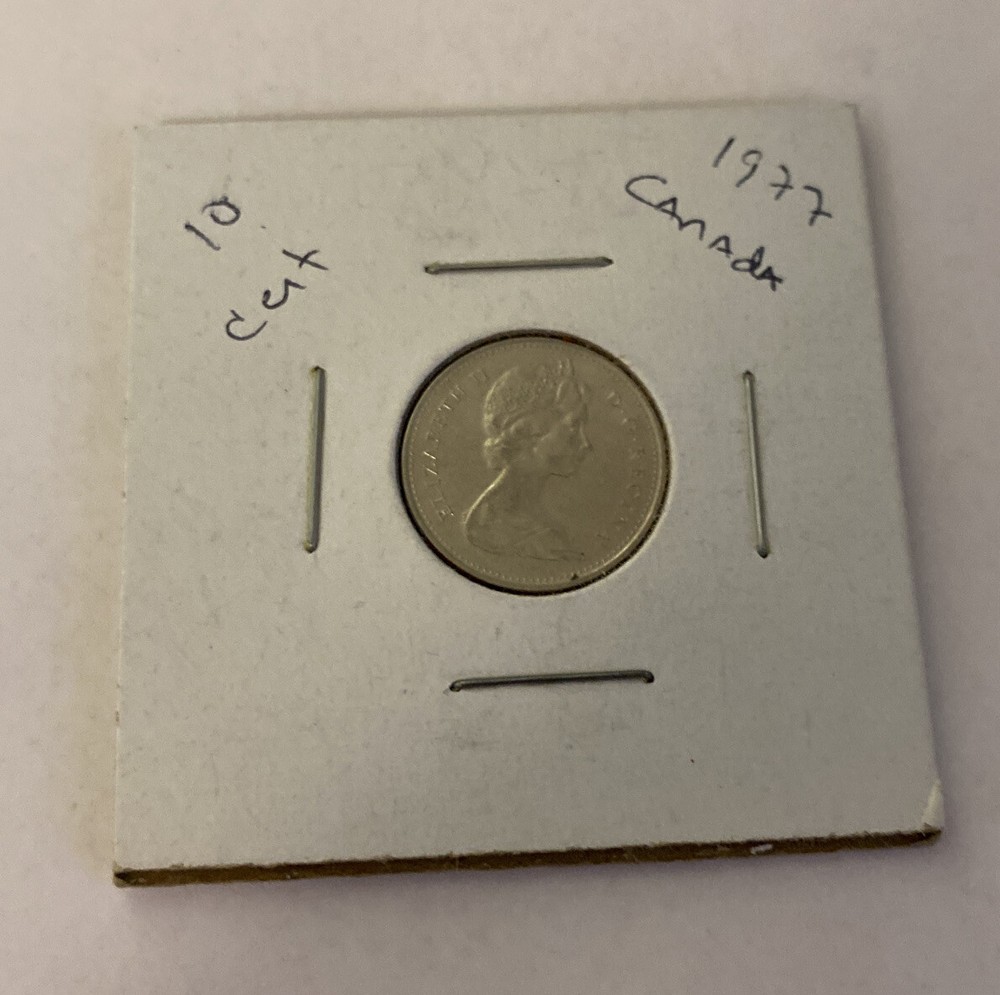 1977 Canada 10 Cent Coin B16