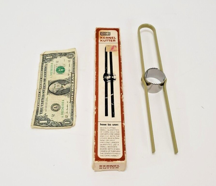 Cook's Tools Kernel Kutter - Corn Ear Cutter  Kernel Remover Fast Easy Tool