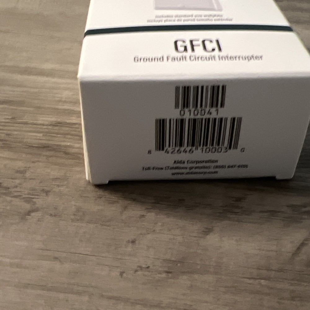 15amp White GFCI Outlet 010041