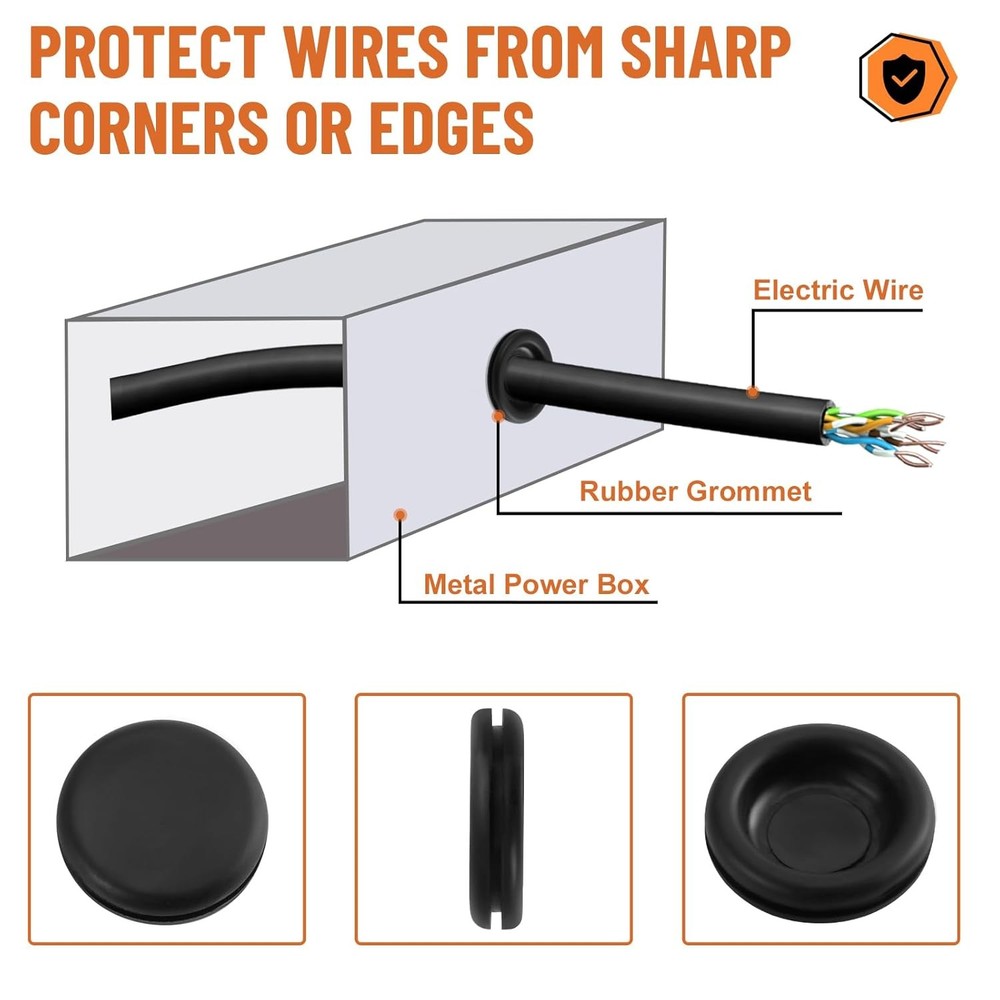 Wire Protection Grommet Assortment Kit