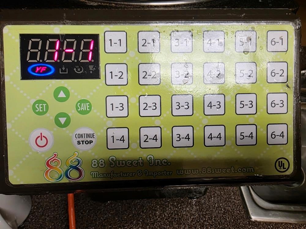 FRUCTOSE DISPENSER MACHINE: ET-9EU Y-Fang Flavor Dispenser 88 Sweet Inc