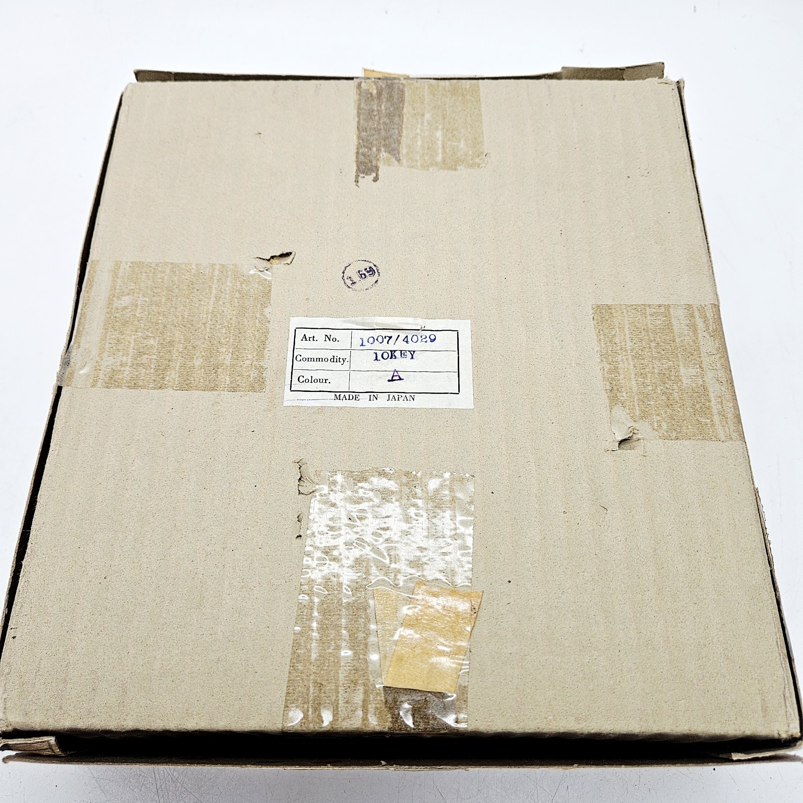 Antique Red Baby Piano Toy Made in Japan Art 1007/4029 10 Key in Original Box