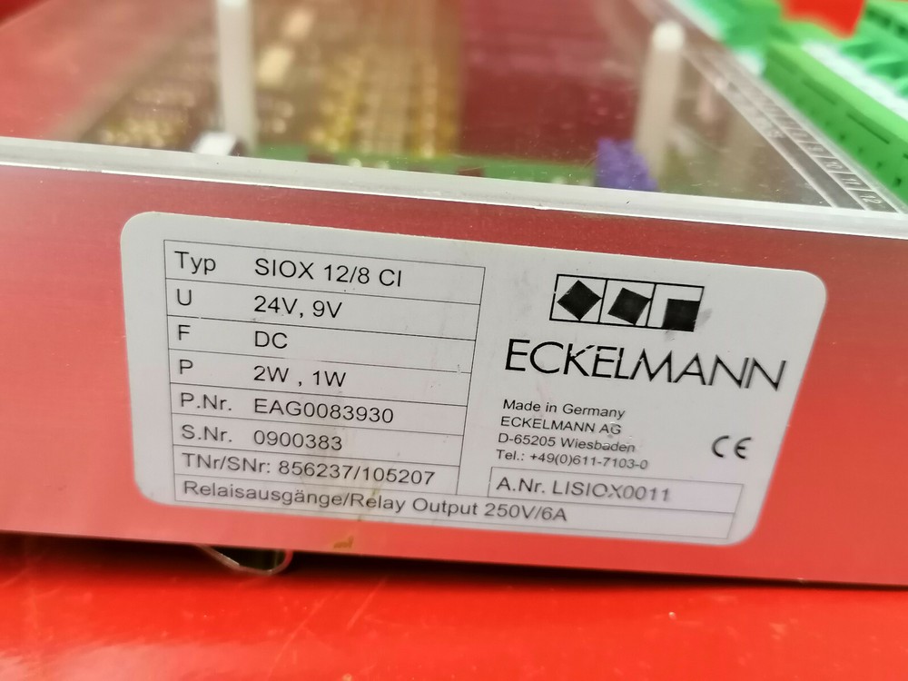 Eckelmann Siox 12/8 CI Used Tested
