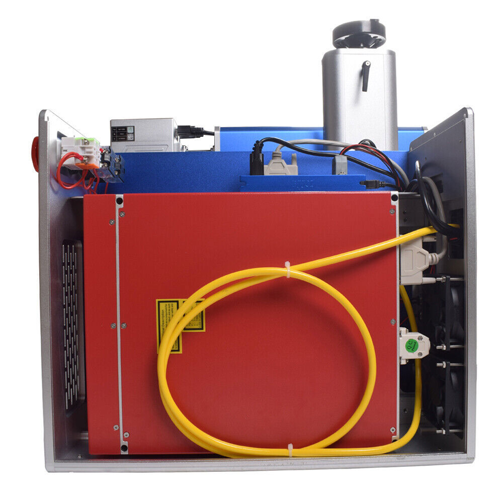 JPT Mopa 100W Fiber Laser Marking Machine Rotary Metal Steel Marking BJJCZ US