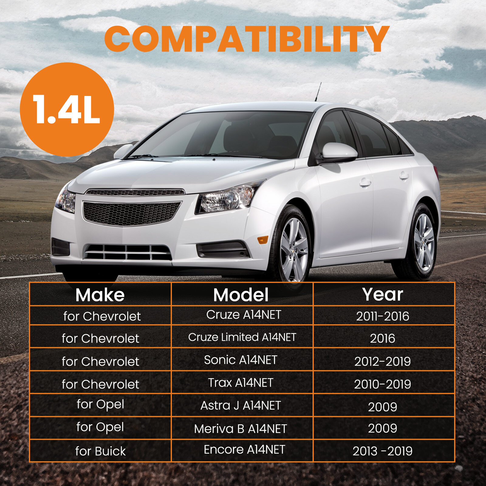 Turbo charger For Chevrolet Chevy Cruze Sonic Trax Buick Encore 55565353 1.4L