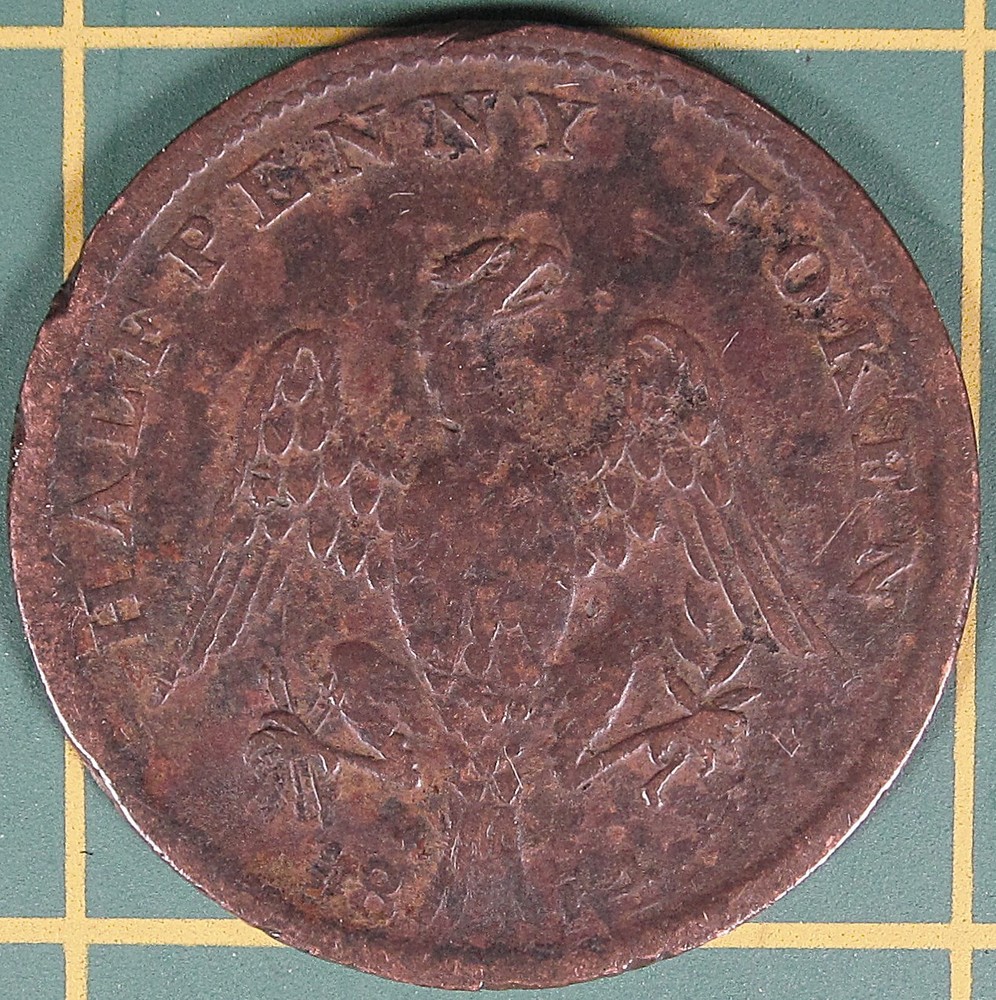 1814 Lower Canada halfpenny token LC-54C1