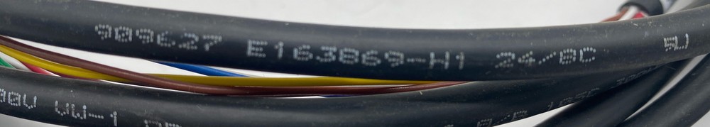 Amphenol 195BL Industrial Cable E163869, 21Ft Length