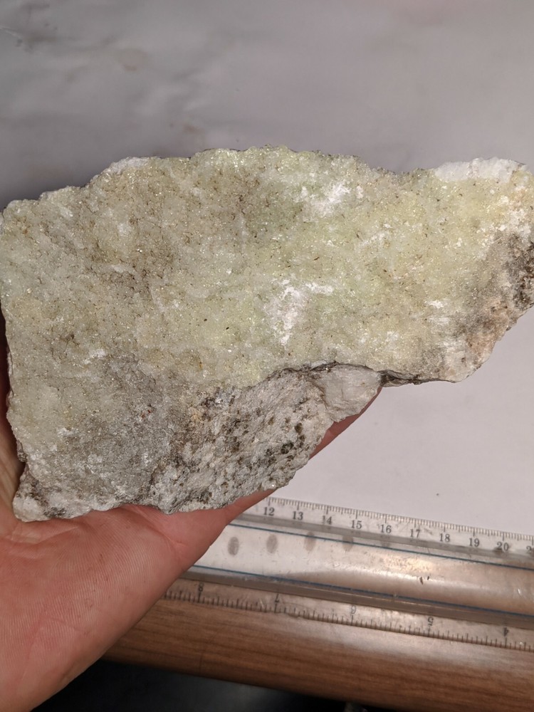 Big Fluorescent Hyalite Opal Crystal Cluster Spruce Pine NC