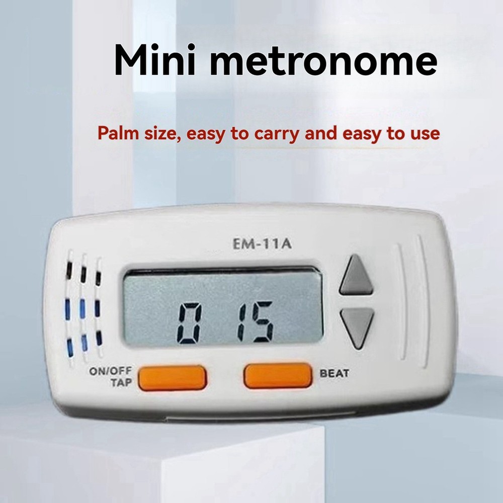 EM-11 Clip-on Guitar Metronome with Clock Function Electronic Metronome1941