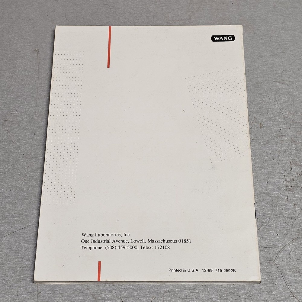 Wang PC Series 250/16 350/16S Installation Guide