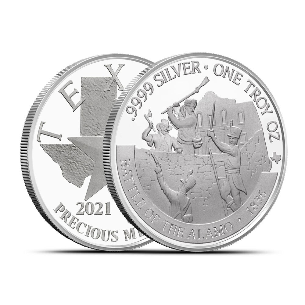 Texas Mint Silver Revolution Series 4-Round Set