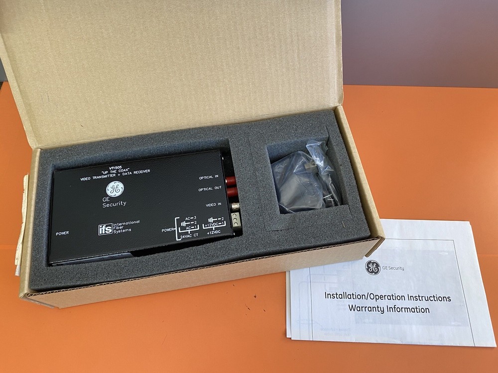 GE VT1505 Video Transmitter With Data Receiver