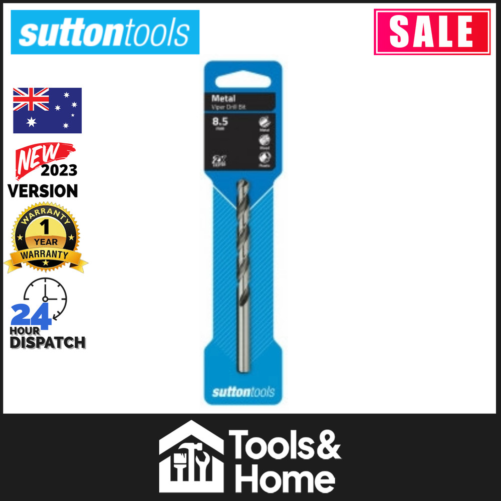Sutton Tools 8.5mm Jobber Viper Drill Bit - HSS - Split Point - D1050850