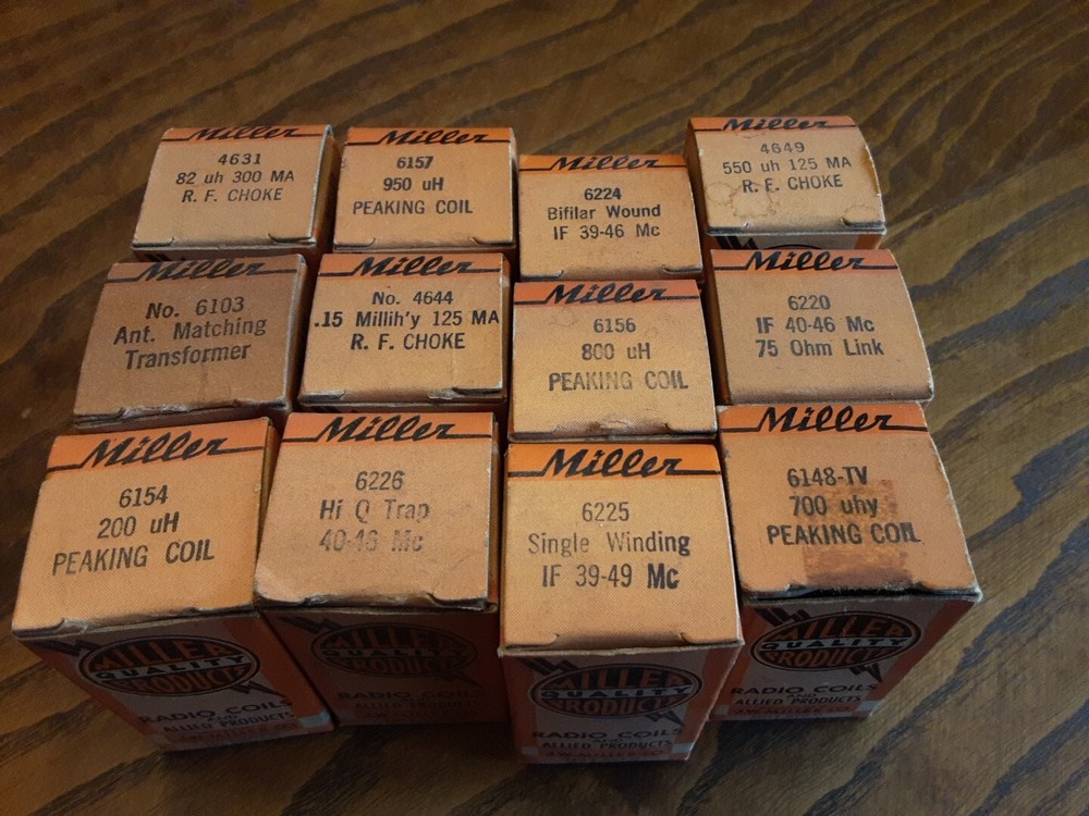NOS Miller Rf Choke Coil  12pc