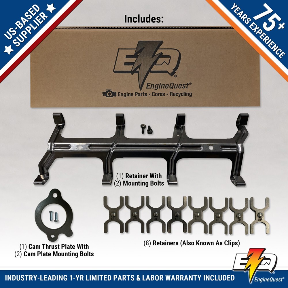 Ford 1985-2001 5.0 302, 5.8 351w Roller Lifter Retainer, Guides & Cam Plate