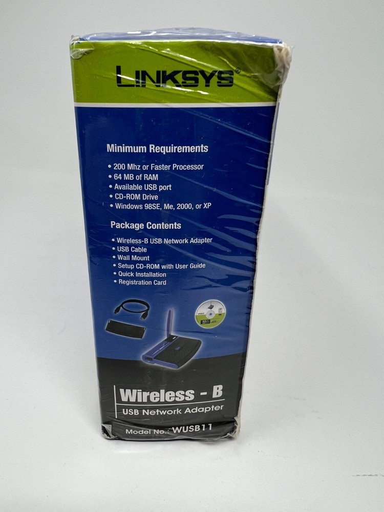 Linksys WUSB11 Wireless-B USB Network Adapter