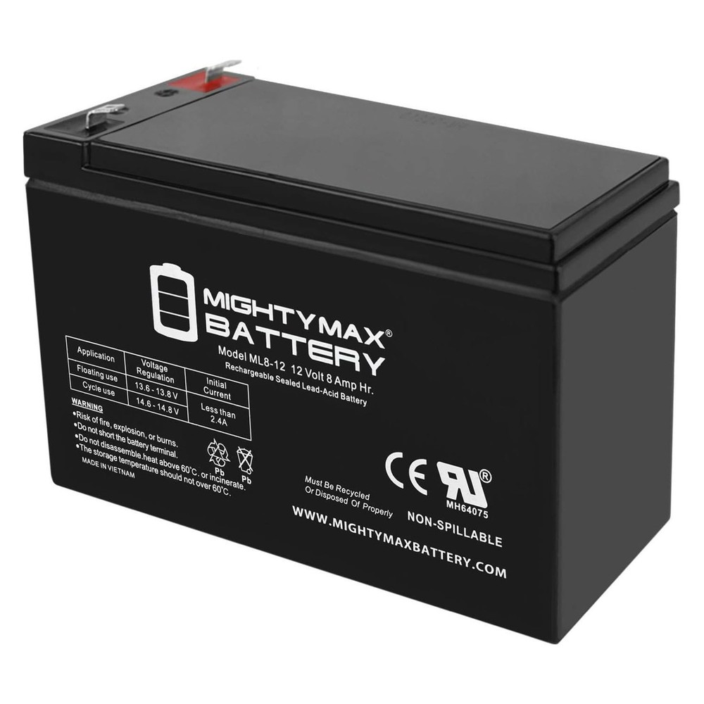 Mighty Max 12V 8Ah SLA Replacement Battery for APC Back-Ups CS 350
