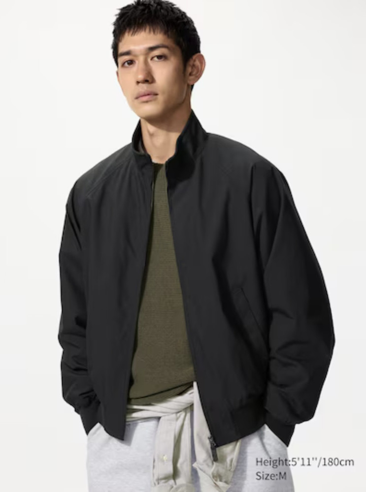 Uniqlo Harrington Jacket Black M