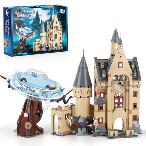 Magic Castle Clock Tower Building Set, Creative Castle Magic Clock Tower Set